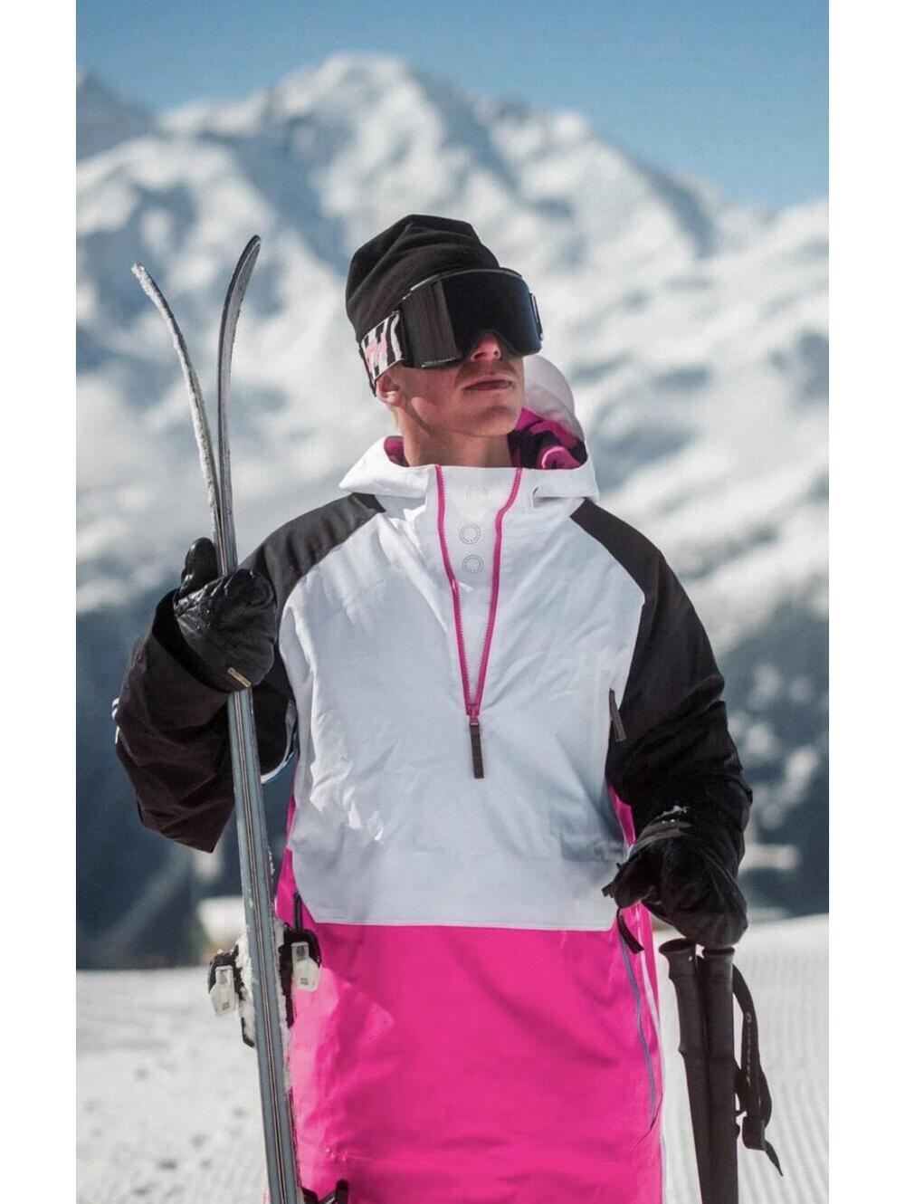 $300 NWOT Men's Size XL OOSC Snow Park Overhead Ski Snowboard Jacket Pink Coat